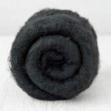 Bergschaf Wool Batt BLACK