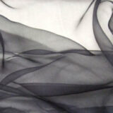 Silk Gauze Fabric- Black