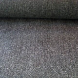 Black & Gray Wool Fabric