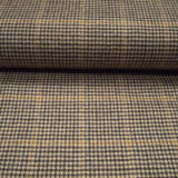 Green/Beige Wool Fabric