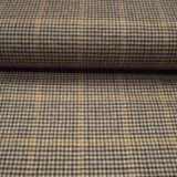Green/Beige Wool Fabric