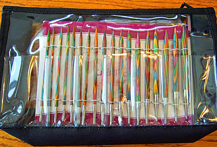 KnitPicks Reflections Lace & Sock Double Point Needle Set US 0-4 (2.0-3.5mm) | 4-Inch Stainless Steel
