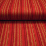 Red Striped Wool Fabric