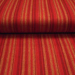 Red Striped Wool Fabric