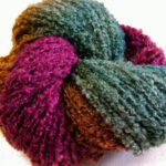 NZ Boucle - Sangria/Evergreen/Toffee