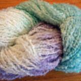 NZ Boucle - Pale Violet/White/Turquoise