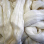 Merino-Silk Blend:White