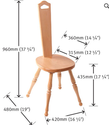 Ashford Spinning Chair - Image 2