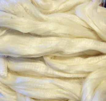 bleached white